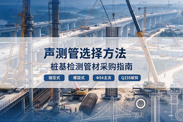 响水声测管选型标准